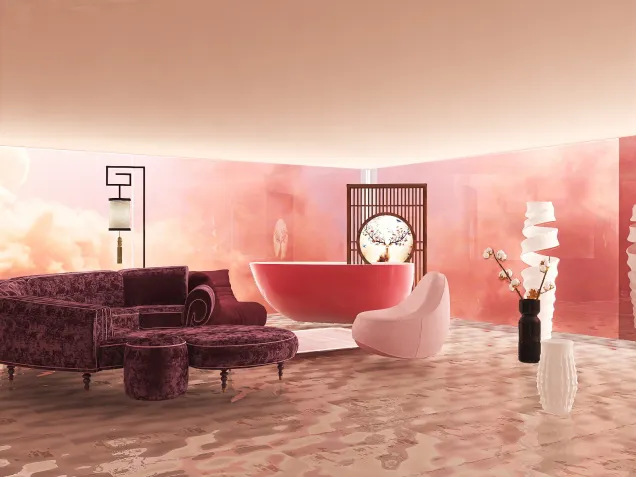 Pink Asian Room