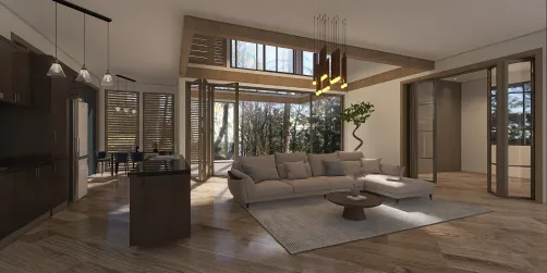 Midcentury-modern condo