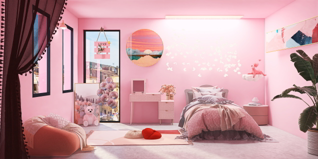 Pink Bedroom 