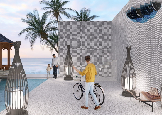 Cycling nearby sea🌊 Design Rendering