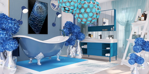 Blue Bathroom 💙💙💙