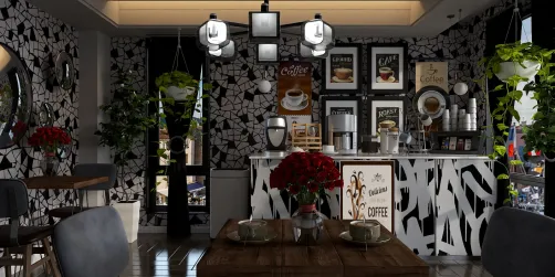 Work place 
Coffee Break room ☕🖤🩶