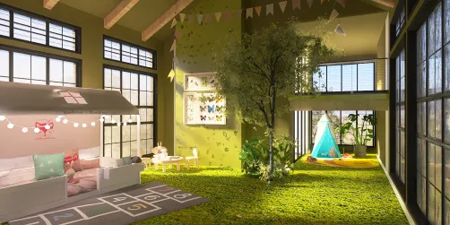 Kids nature room