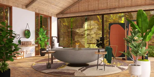 tropical getaway bathroom suite 