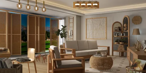 Serene Scandinavian Style Living