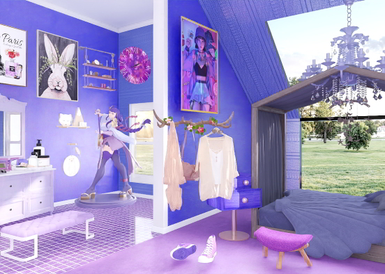 Zoey's Purple Pad🧞‍♀️🧍‍♀️😎 Design Rendering