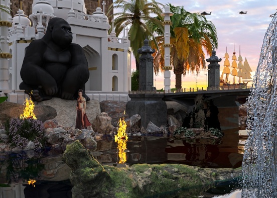Film King Kong Design Rendering