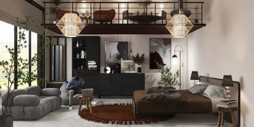 Loft style 2 story apartment 🏙