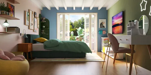 Pastel Bedroom