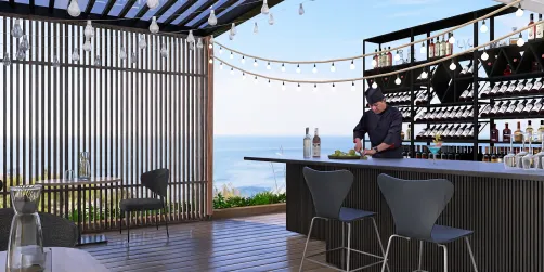 Rooftop bar