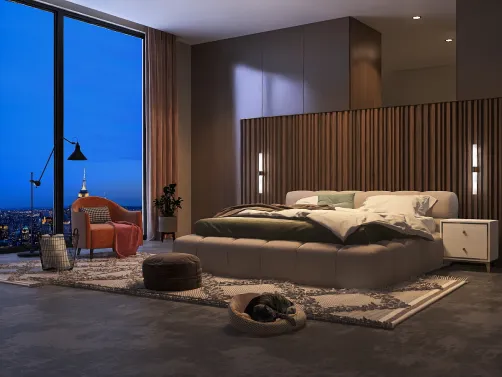 modern bed room design