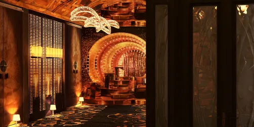 The Club corridor 