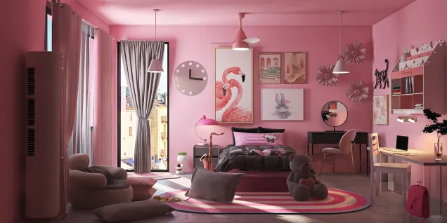 *Pink room*