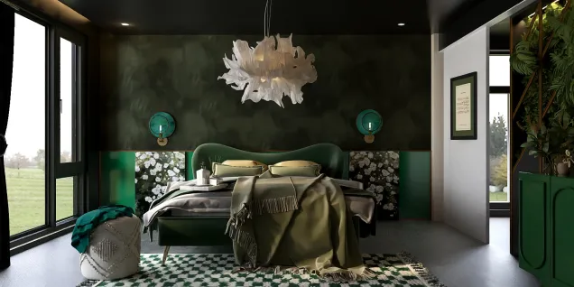Green guest room ! 