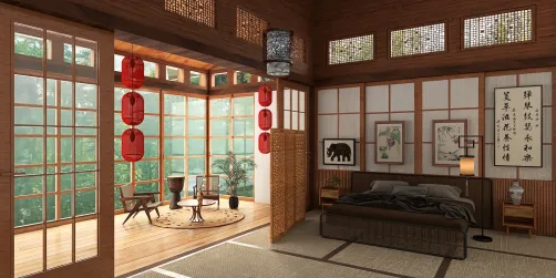 Old Asian bedroom 