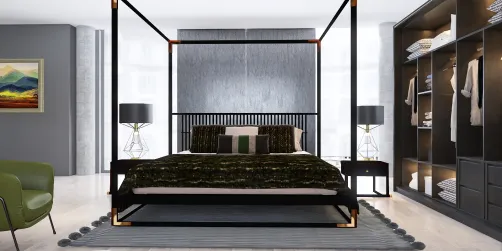 Masculine bedroom 