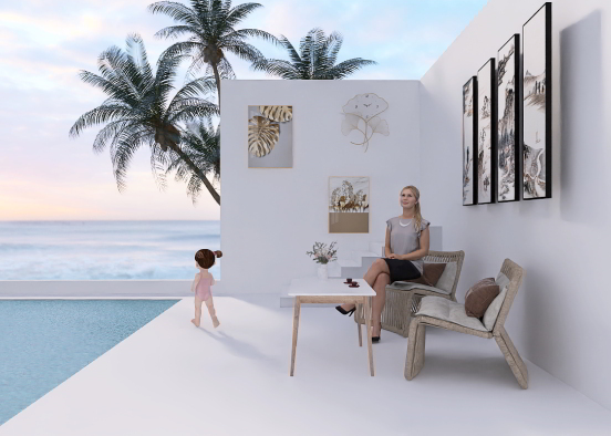 Day at the pool! Design Rendering