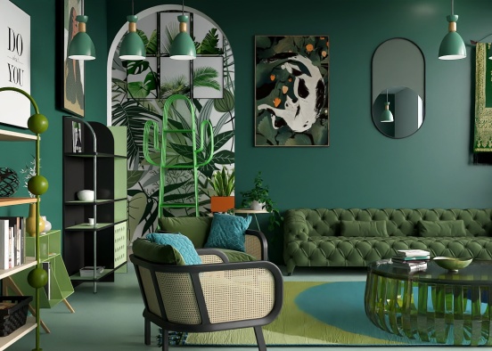 Green Room 💚 Design Rendering