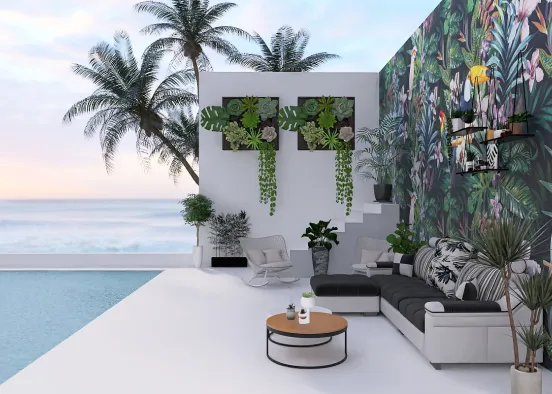 # Tropic space  Визуализация дизайна