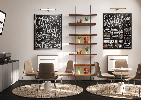 Nice Cafe ☕️ Design Rendering