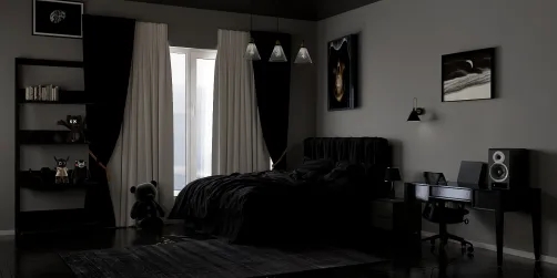 Goth girl room