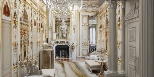 Lavish Baroque Salon
