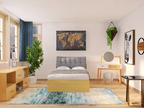 College dorm or apartment 