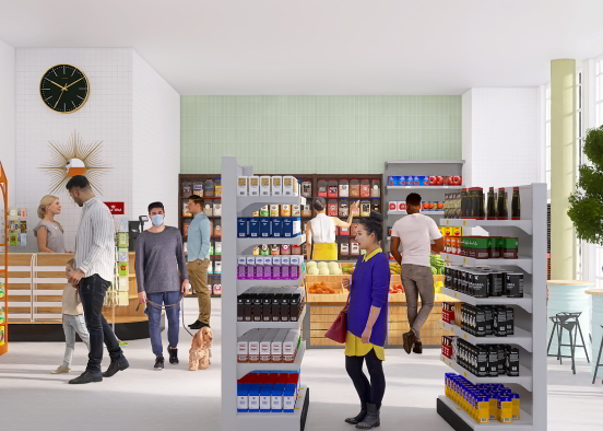 Petite épicerie  Design Rendering