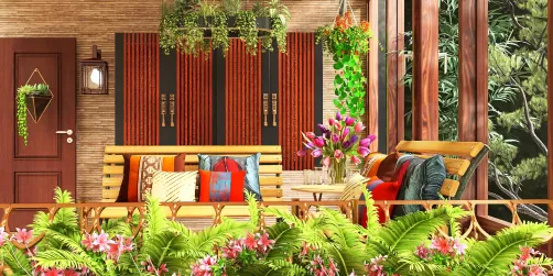 Front porch Oasis ☀️🌼❤️