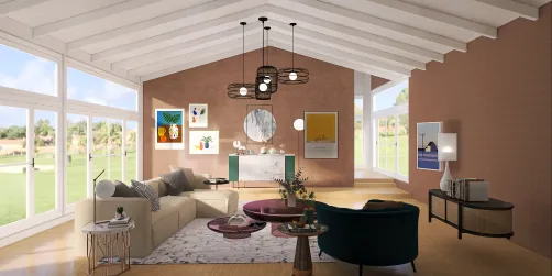 Sunlit cozy modern 