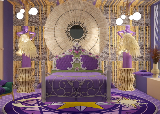 The Little African Princess's Bedroom  Design Rendering