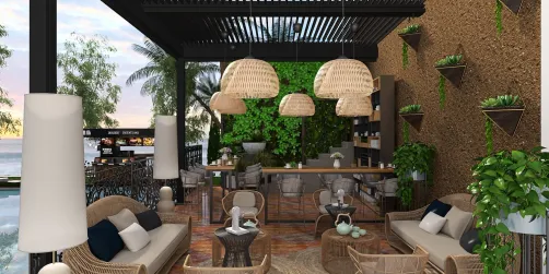 Natural wood scenery.