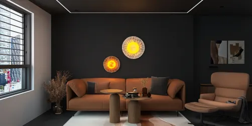 PANTONE, Mousse Mocha Living Room