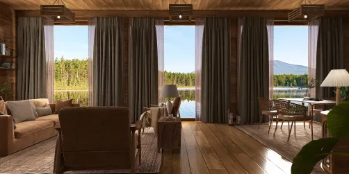 Lakeside Cabin Serenity