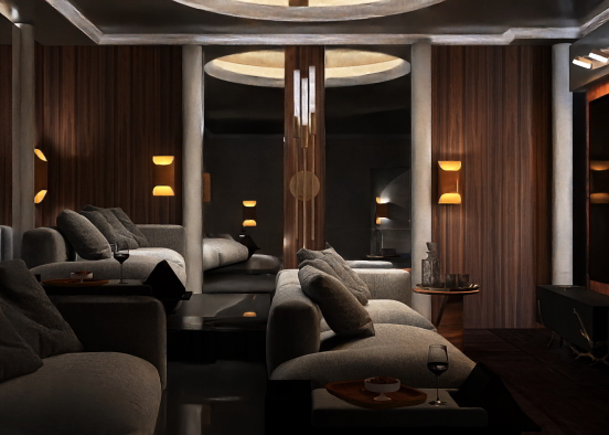 Home theater I Design Rendering