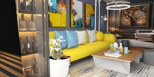 Gorgeous yellow weekly room ✨🌙💛