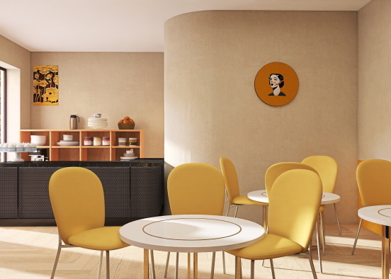 Yellow Cafe 💛 Design Rendering