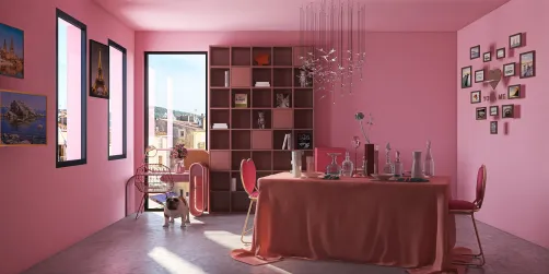 PINK dining room