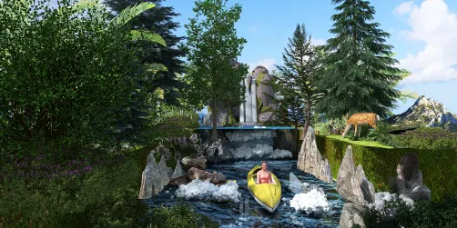 Mom goes white water  kayaking 