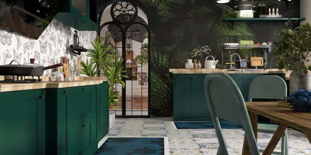 Green kitchen 💚