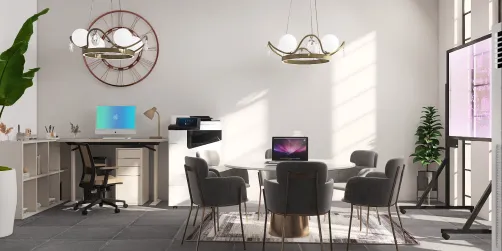 mini office and inshort foreeting area