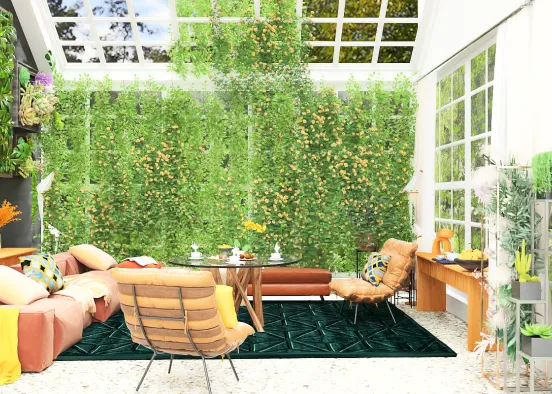 Sunroom/Tea Room Design Rendering