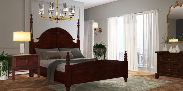 French country bedroom 