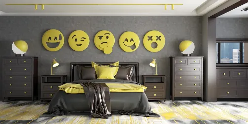 Boys emoji room