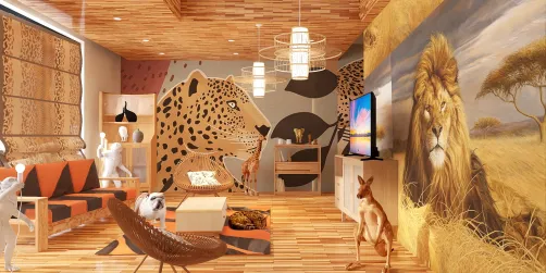 African living room 