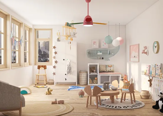 Playroom Design Rendering