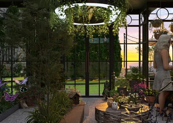 # Working in the Greenhouse Renderização de Design