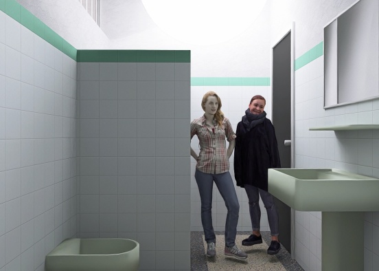 "And a bathroom, good good." Design Rendering