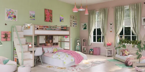 A new bedroom for 8 year old girl…