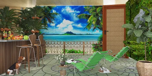 Sunroom with Beach View